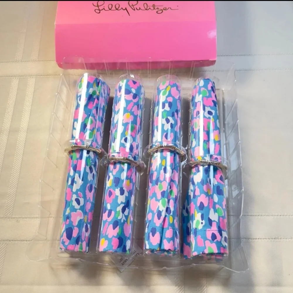 Lilly Pulitzer Multicolor Pen Set in Pink and Blue